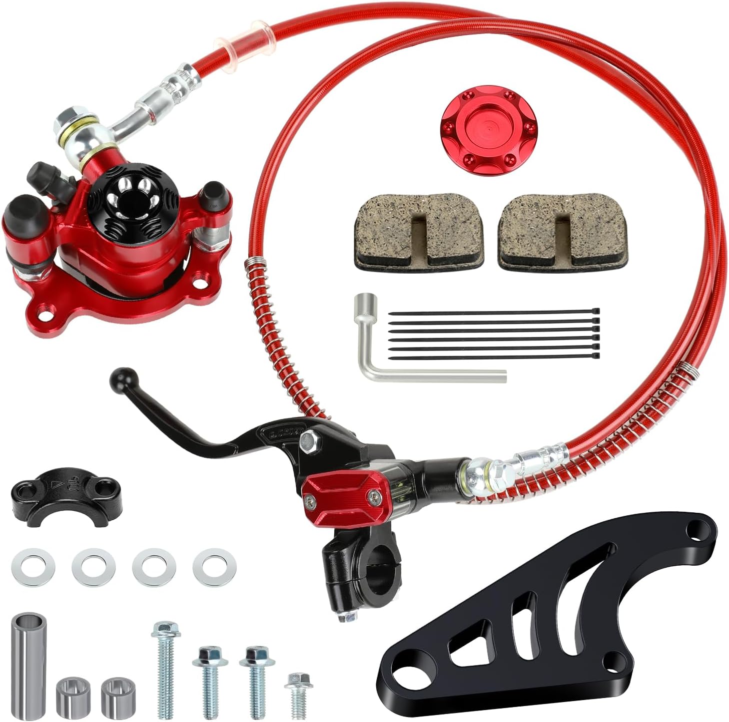 Upgraded Mini Bike Hydraulic Brake Kit for Coleman CT100U