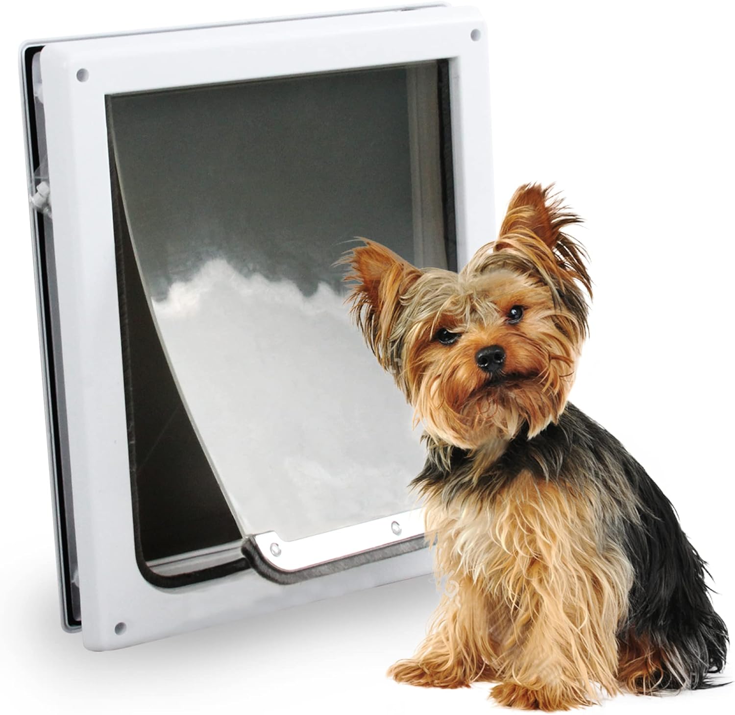 Pet Flap Door with 2 Way Locking for Easy Pet Access