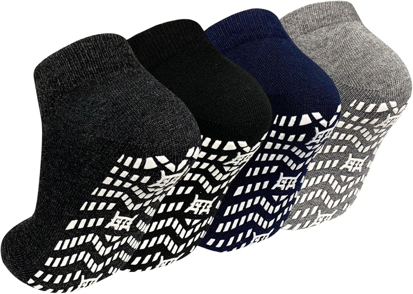 ZAKASA Men's Anti-Slip Grippy Socks