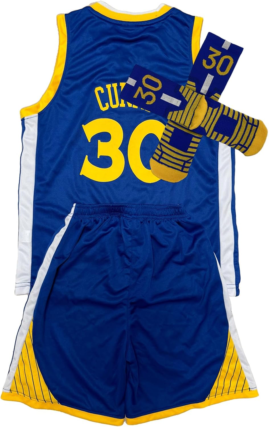 3PC Basketball Jersey Set for Youth with Tank Top and Shorts