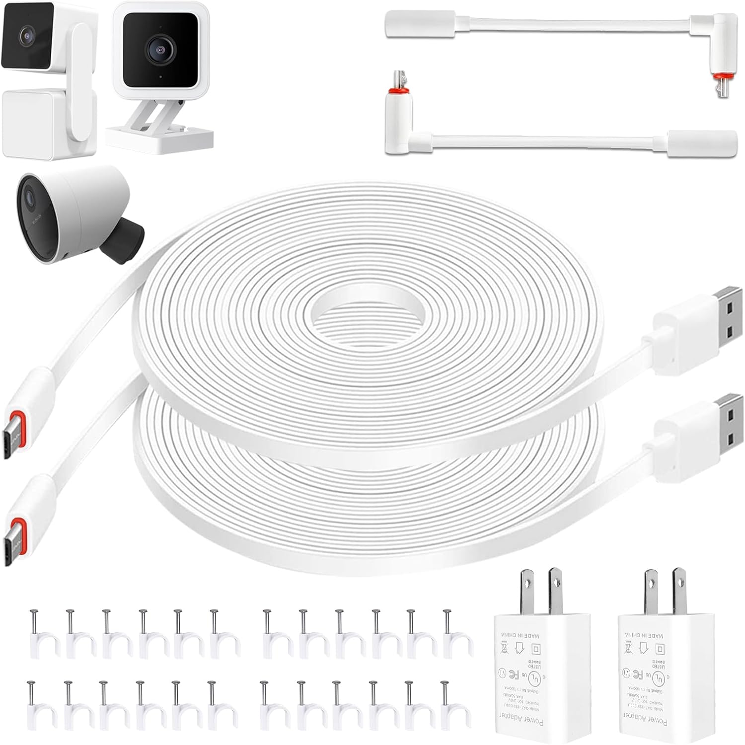 Long Range Power Solution for Wyze Cams - 2 Pack