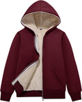 Unisex Winter Fleece Hoodie for Kids by Flygo for Cozy Wear