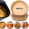 TOGOO Air Fryer Liners - Non-Stick Parchment for Easy Cooking