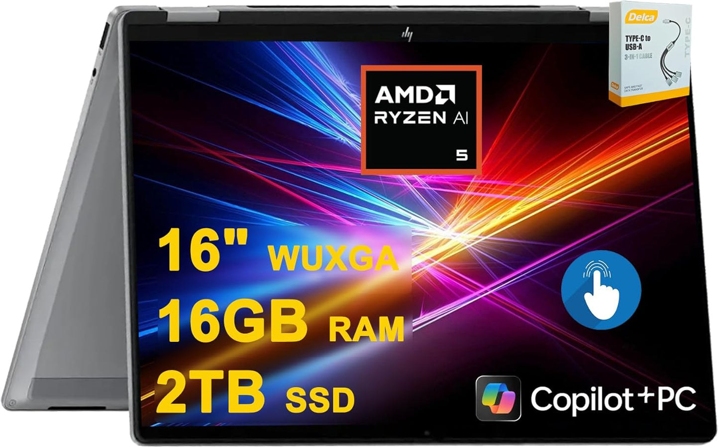 HP OmniBook X Flip Copilot+ AI PC 2-in-1 Laptop Review