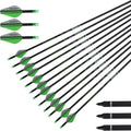 LWANO 32ft Carbon Arrows Pack of 12 - Durable Target & Hunting Arrows