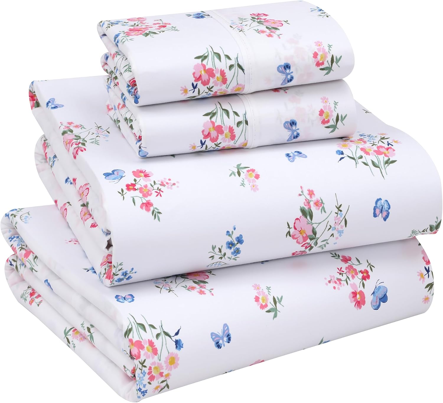 100% Cotton King Size Sheets Set for Ultimate Comfort