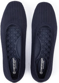 Women's Square Toe Flats Comfortable Slip-On Washable Ballet Flats