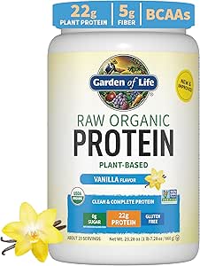 Garden of Life Organic Vegan Vanilla Protein Powder for Health