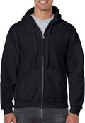 Gildan Men's Full Zip Hoodie - Ultimate Comfort