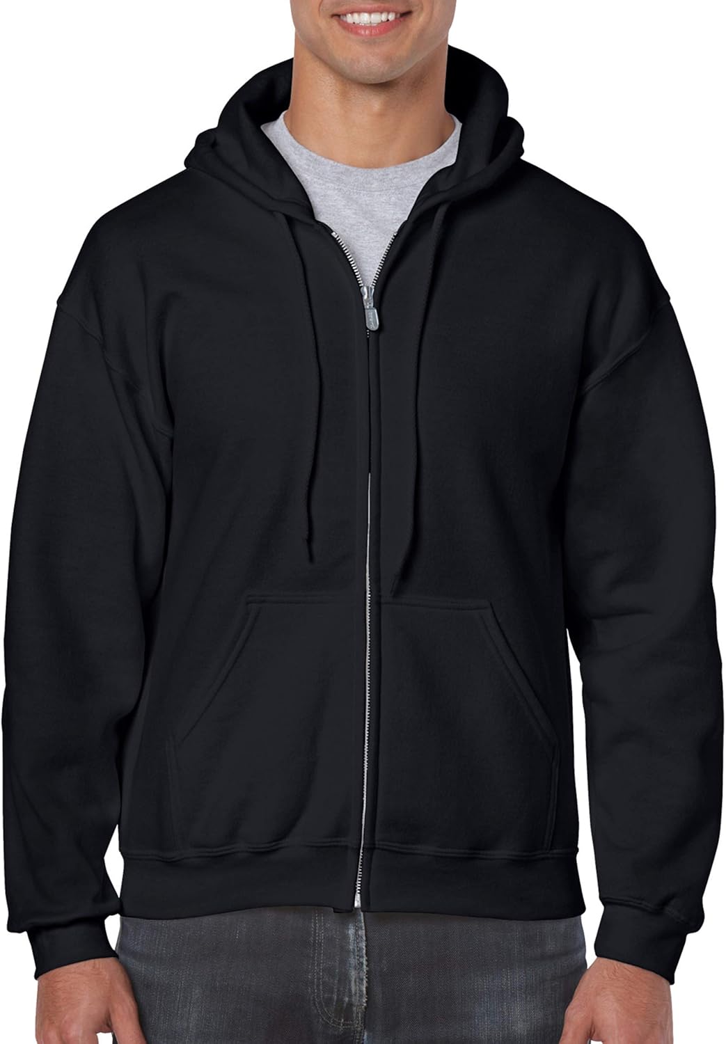 Gildan Men's Full Zip Hoodie - Ultimate Comfort