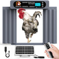 Automatic Chicken Coop Door with Solar Power and Anti-Pinch Safety