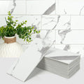 Faux Stone Peel and Stick Backsplash Tile 102-Piece - Gray Marble