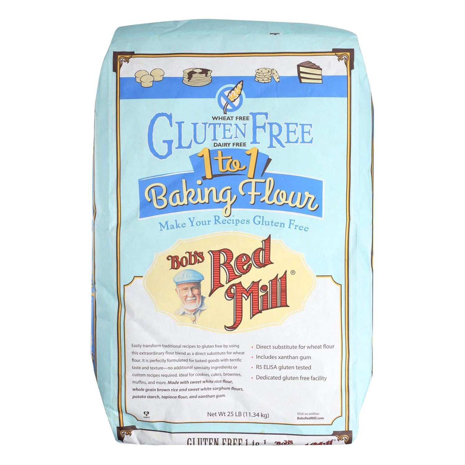 Bob's Red Mill Gluten Free 1to1 Baking Flour for Perfect Bakes