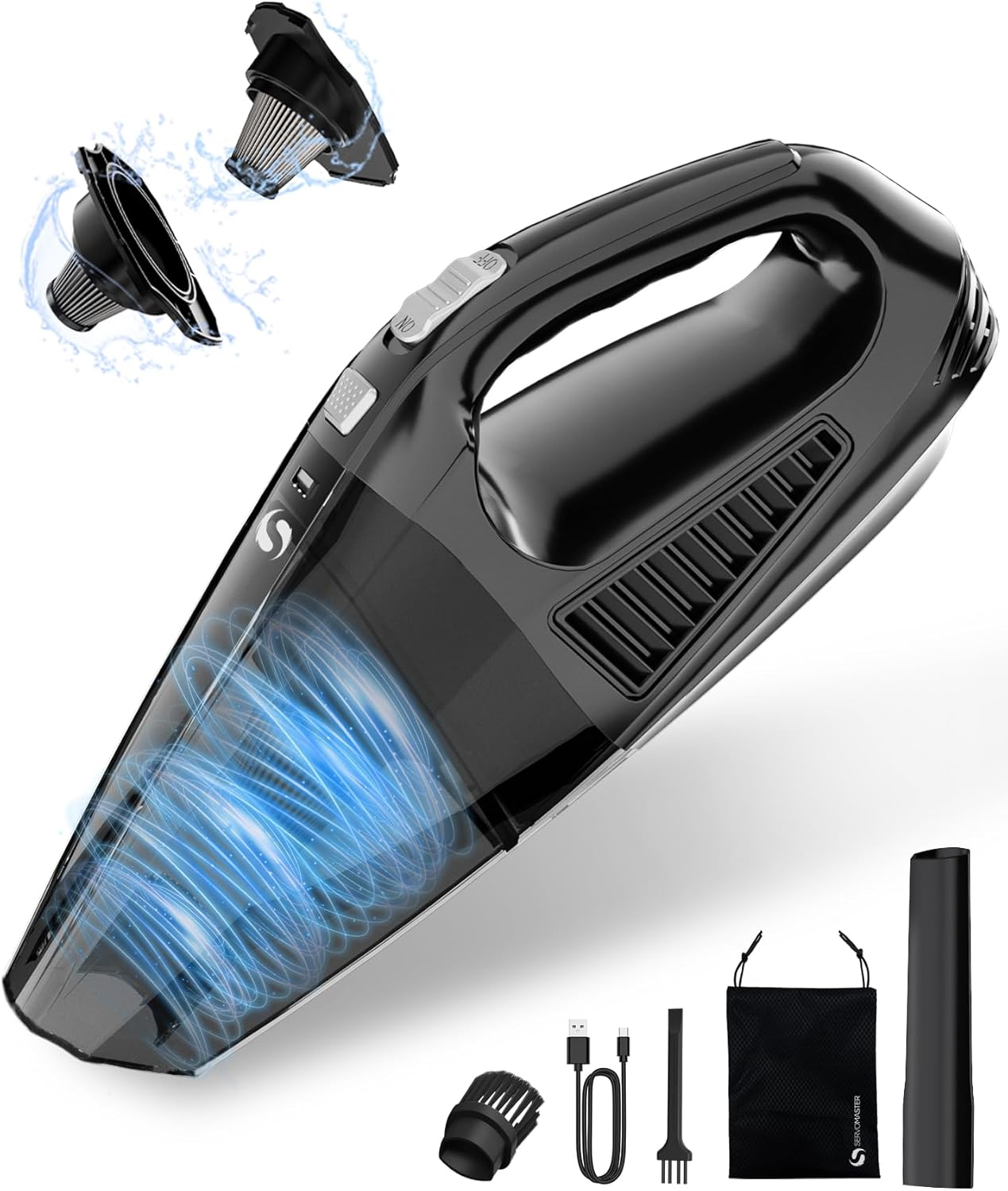 Powerful 12000Pa Cordless Car Vacuum - SERVOMASTER