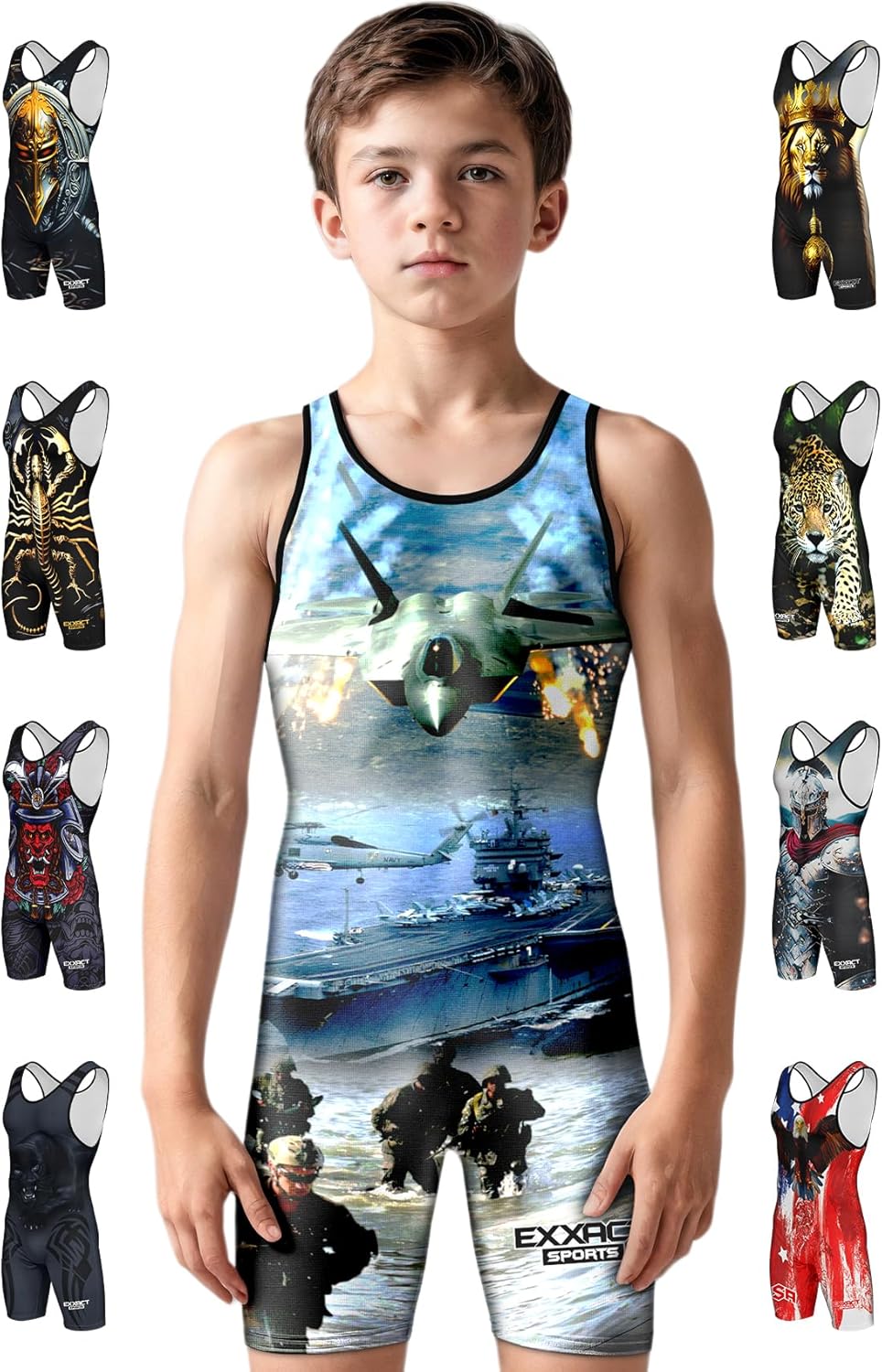 Exxact Sports Wrestling Singlet for Youth & Adult Performance