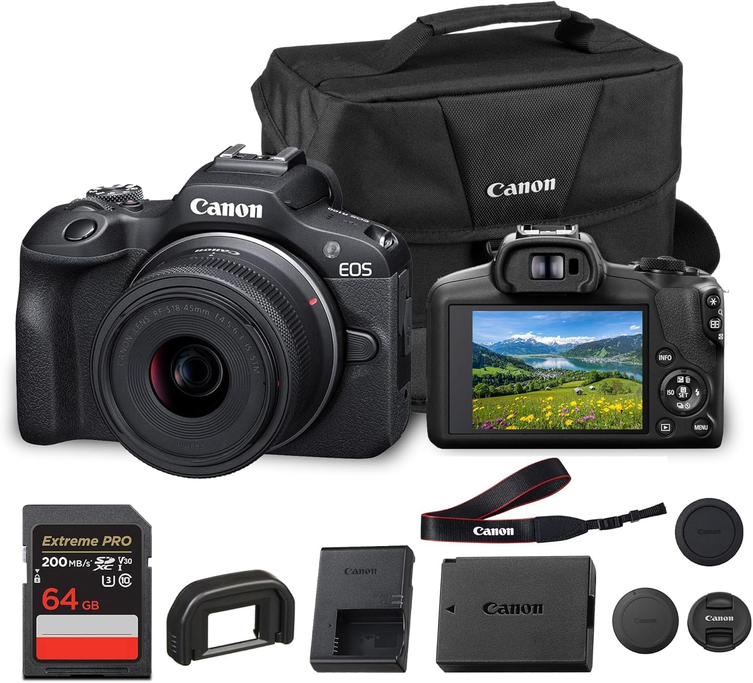Canon EOS R100 Mirrorless Camera with RF-S 18-45mm Lens Review
