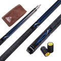 CUESOUL 58 in 19oz Maple Billiard Cue Set - Adjustable Weight