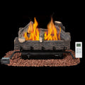 EROMMY 24 Inch Ventless Fireplace Logs Set with Remote - Efficient