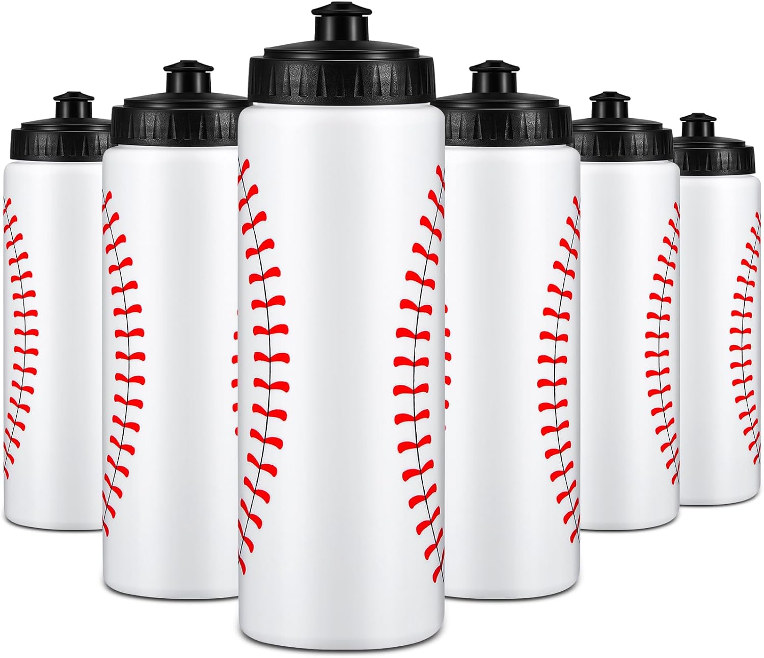 Yaomiao Baseball Water Bottle Bulk 20 oz for Sports Lovers