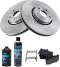 TRQ Front Brake Pad & Rotor Kit for Lexus Models - Complete DIY Kit