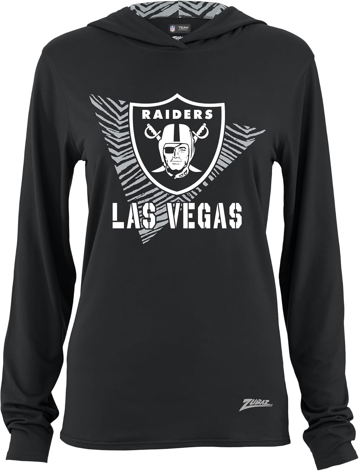 Zubaz NFL Women's Lightweight Hoodie for Game Day Comfort