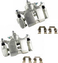 TRQ Rear Brake Caliper Set Compatible with 97-09 Buick & 00-10