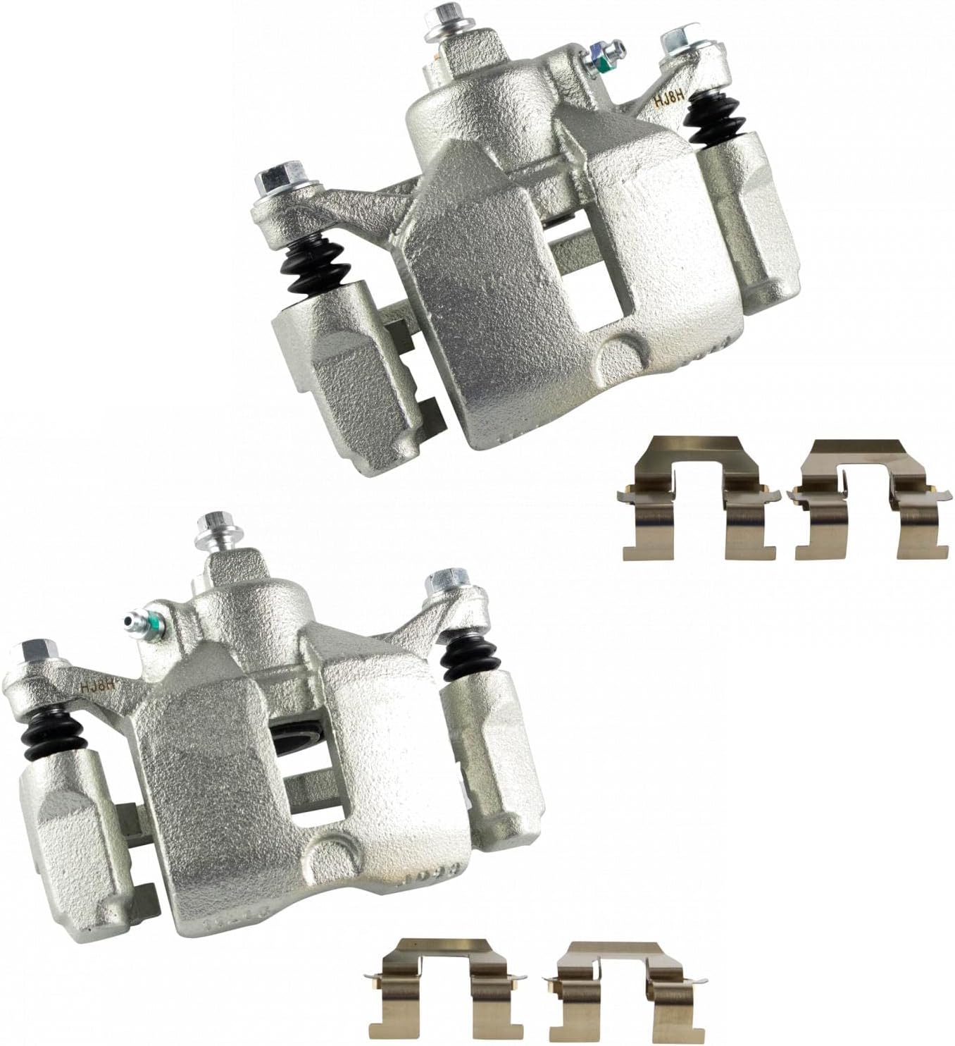 TRQ Rear Brake Caliper Set for Buick, Chevrolet, Oldsmobile, Pontiac