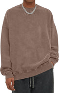 Mens Oversized Hoodies Vintage Acid Wash Pullover (Style K4NW)