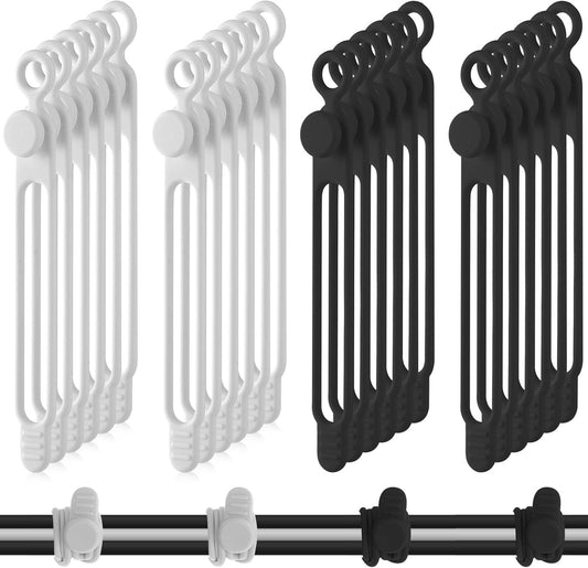 Fasten Cords with Ease: 40 Pcs Reusable Cable Ties