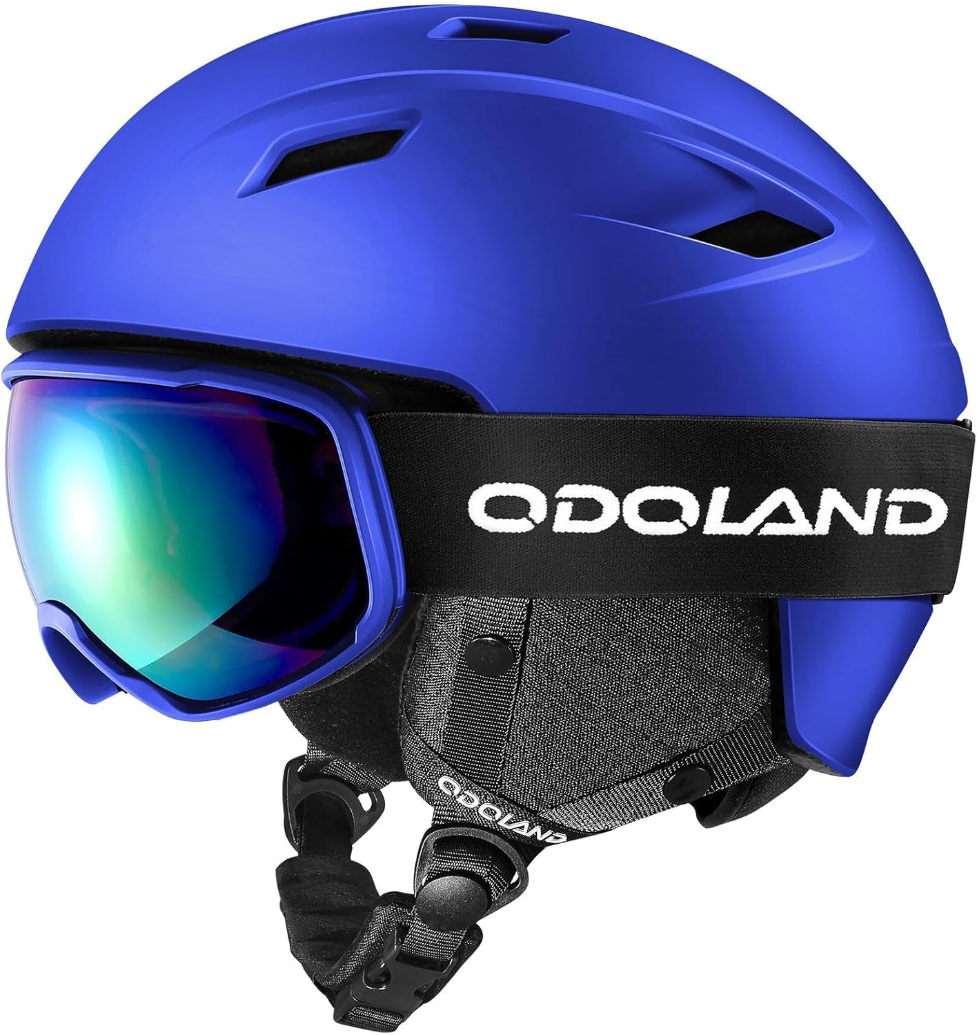 Odoland Ski Helmet and Goggles Set for Ultimate Snow Sports