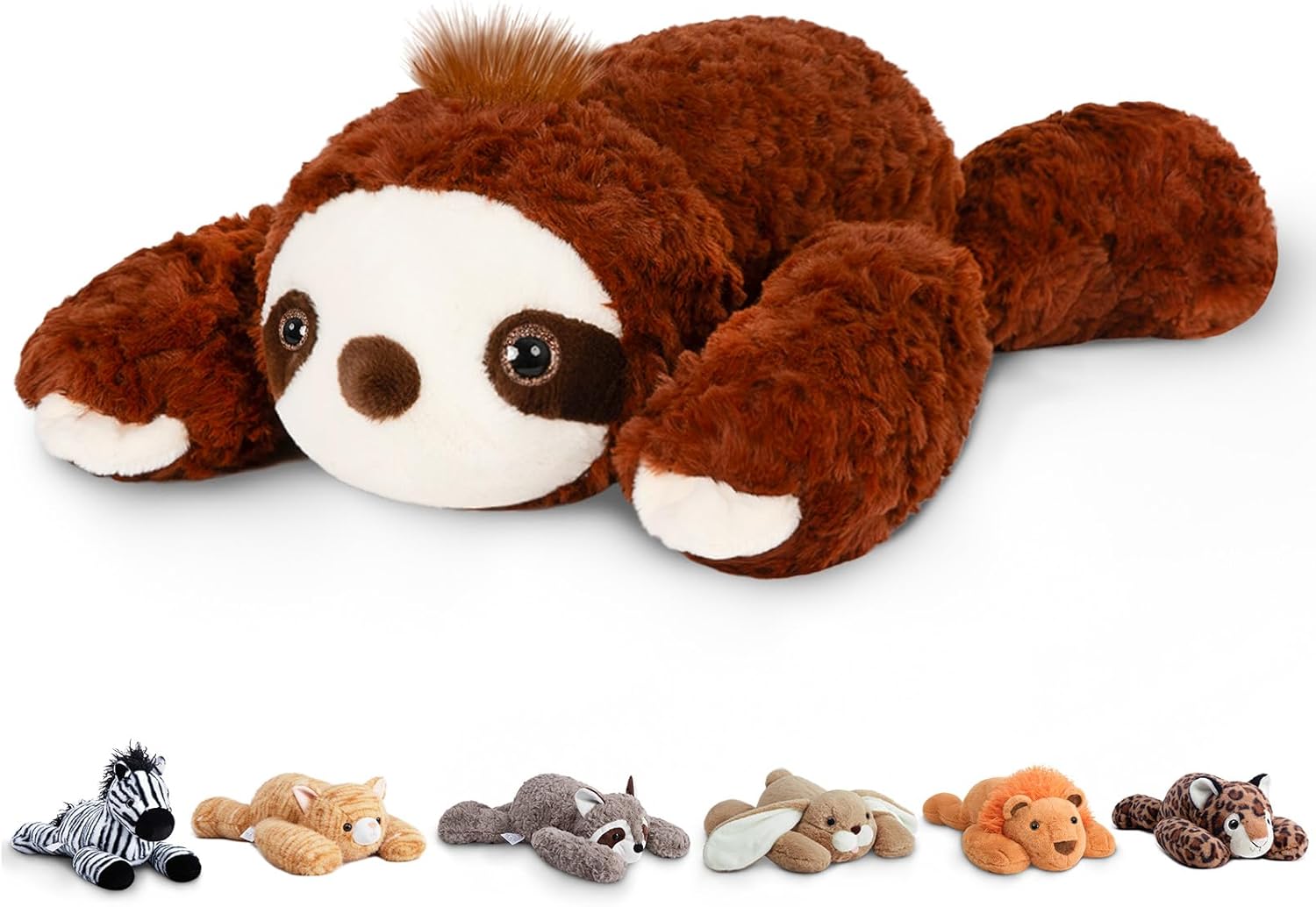 Niuniu Daddy 20in Weighted Sloth Stuffed Animal for All Ages