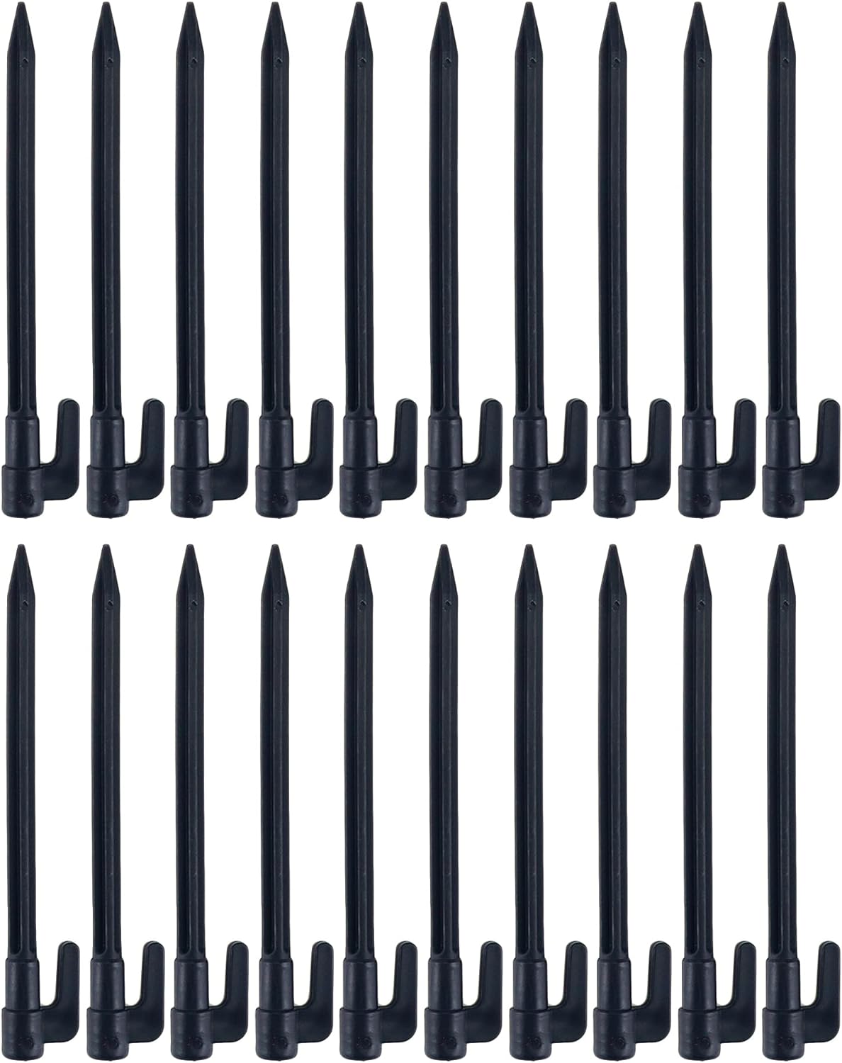 Durable 20pcs Plastic Garden Stakes for Strong Support