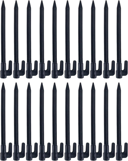 Durable 20pcs Plastic Garden Stakes for Strong Support