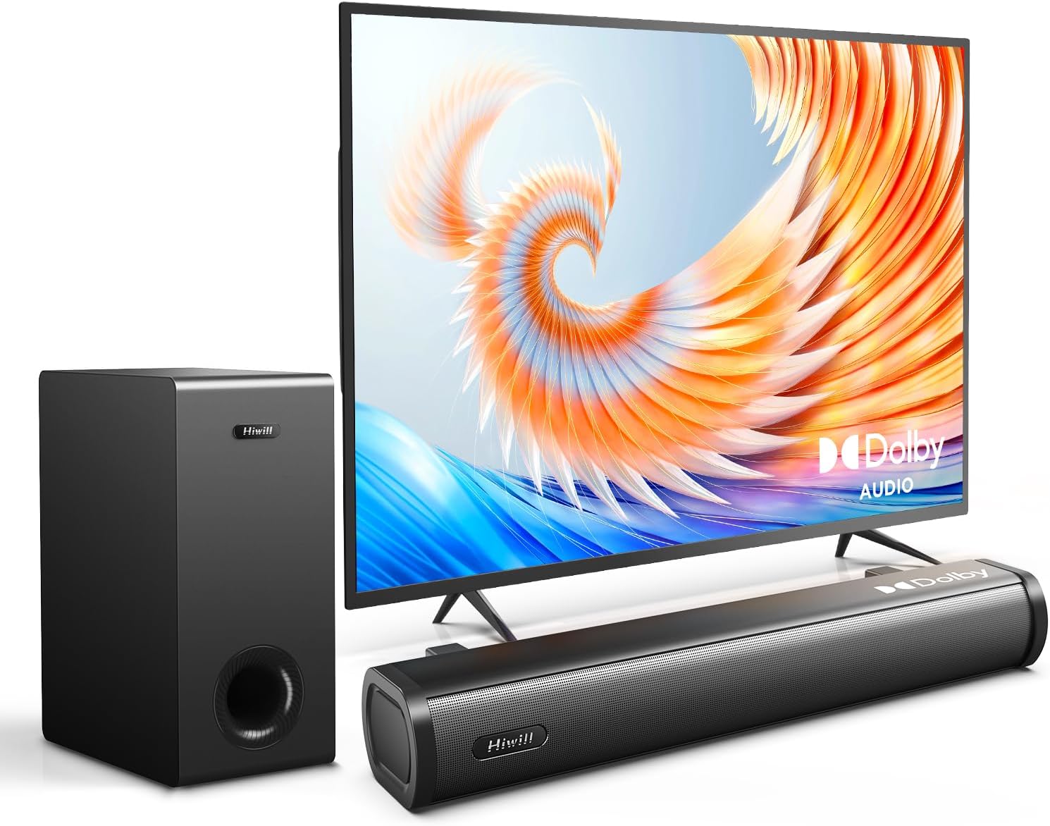 Immerse in Dolby Audio: Hiwill 2.1 Sound Bar