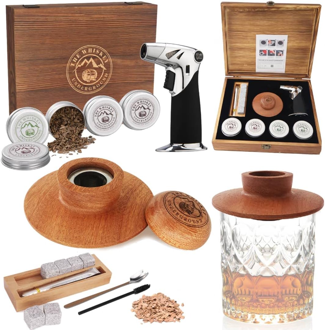 Bourbon Whiskey Smoker Kit - Cocktail Smoking Experience