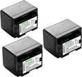 Kastar 3-Pack BP-727 Battery Replacement for Canon VIXIA - Long Run