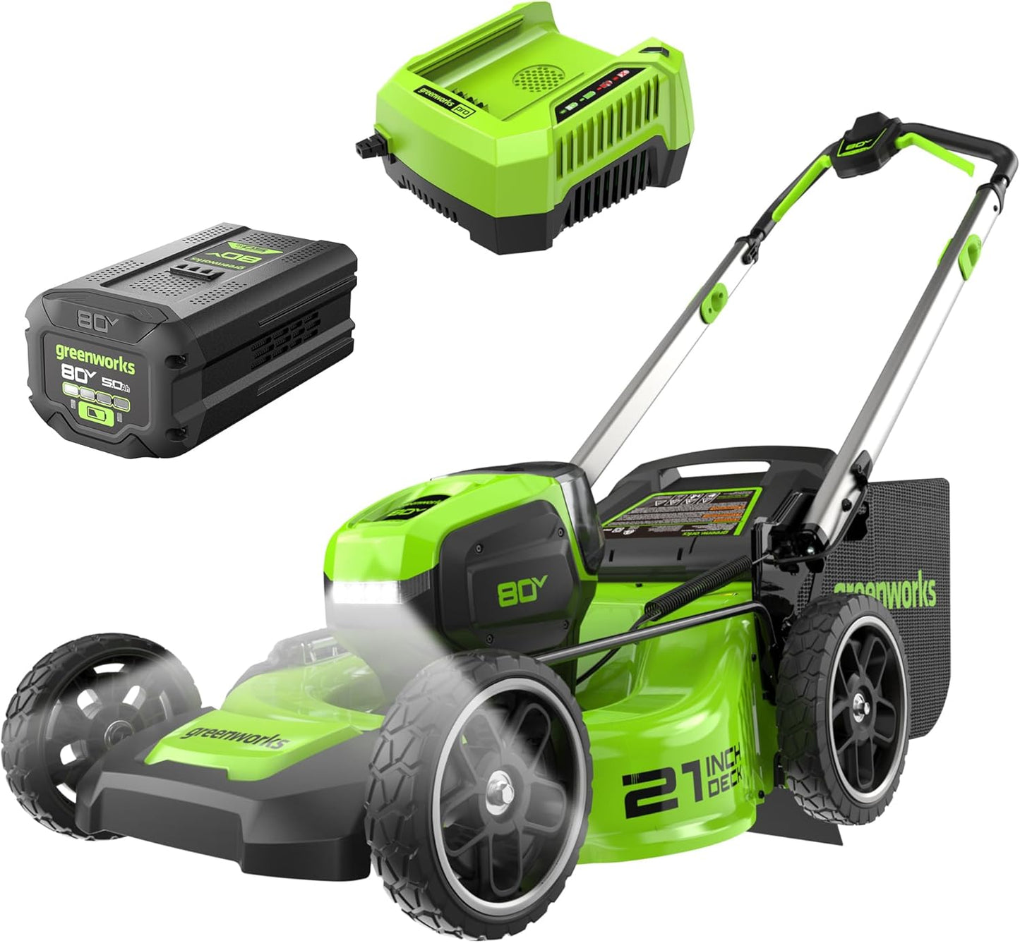 Greenworks 80V 21in Lawn Mower: Powerful Cuts and Easy Start