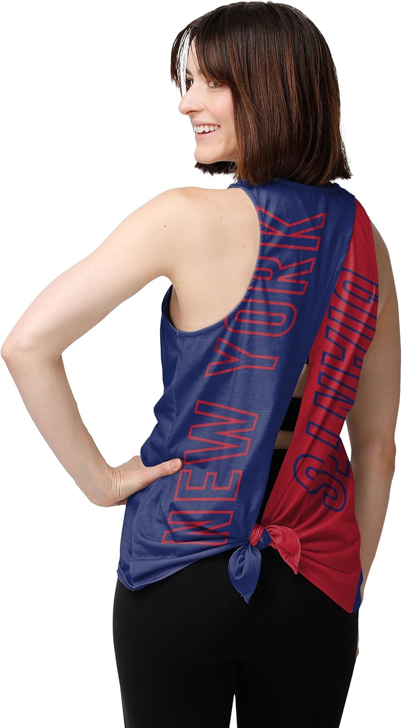 NFL Womens Team Logo Tie-Breaker Tank Top for Fans