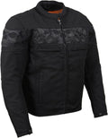 Milwaukee Leather MPM1730 Black Textile Motorcycle Jacket - All-Season