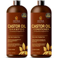 Castor Oil Shampoo and Conditioner Set for Hair Growth - Strengthen
