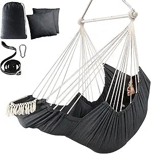 Chihee Hammock Chair with Foot Rest and Cushions for Comfort