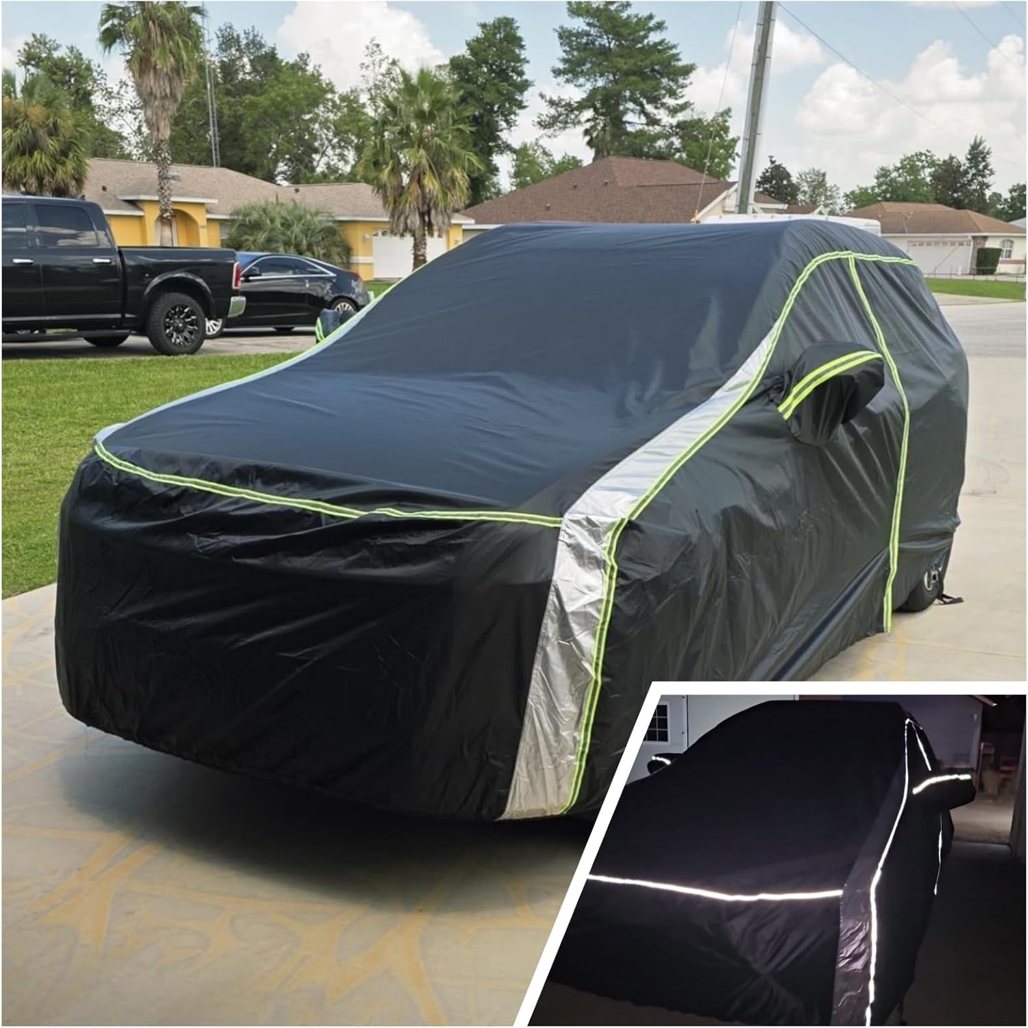 Custom-Fit Car Cover for Honda Pilot 2003-2026 with Zipper