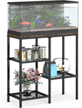 YBING 20 Gallon Fish Tank Stand with 3-Tier Mesh Shelves