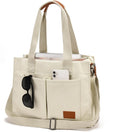 Barsine Laptop Tote Bag for Women - Spacious Canvas Work Bag