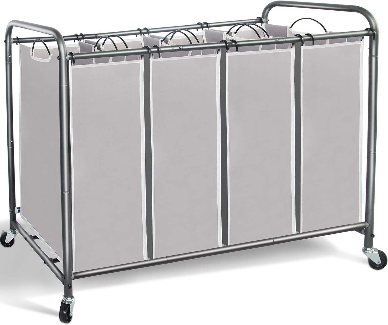 STORAGE MANIAC Laundry Sorter with Wheels and Removable Bags