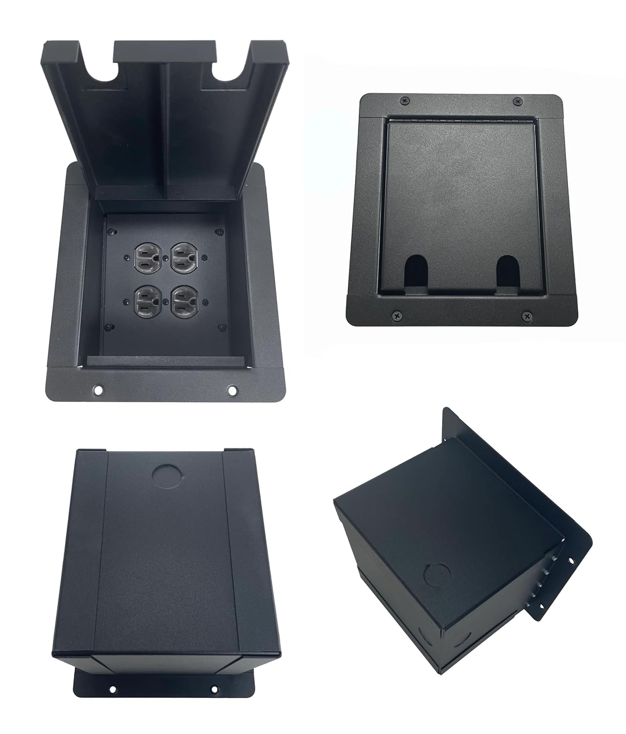 ProCraft Pro Audio Recessed Floor Pocket Box with AC Duplexes