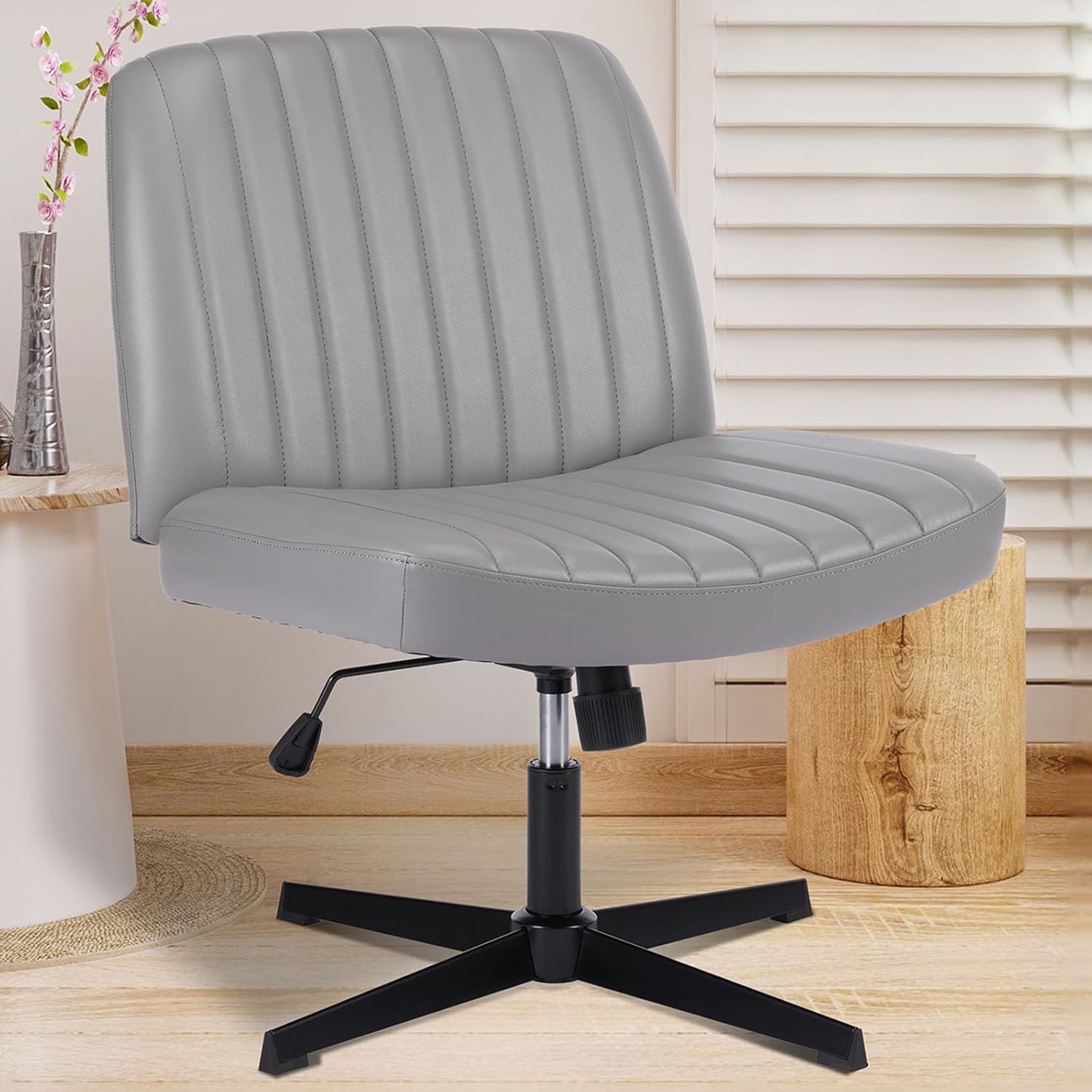 OLIXIS Criss Cross Legged Chair - Adjustable Swivel Comfort