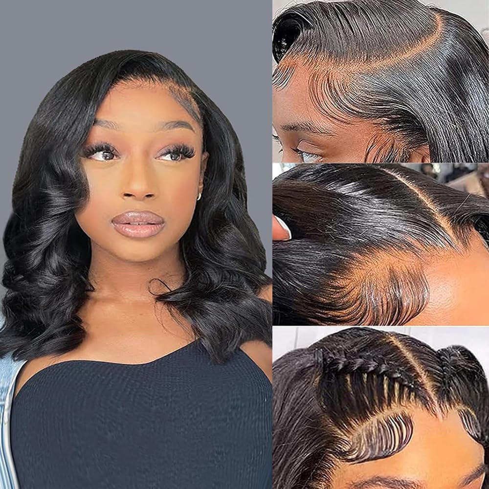 14 Inch 13x6 Lace Front Wigs Human Hair for Stunning Looks