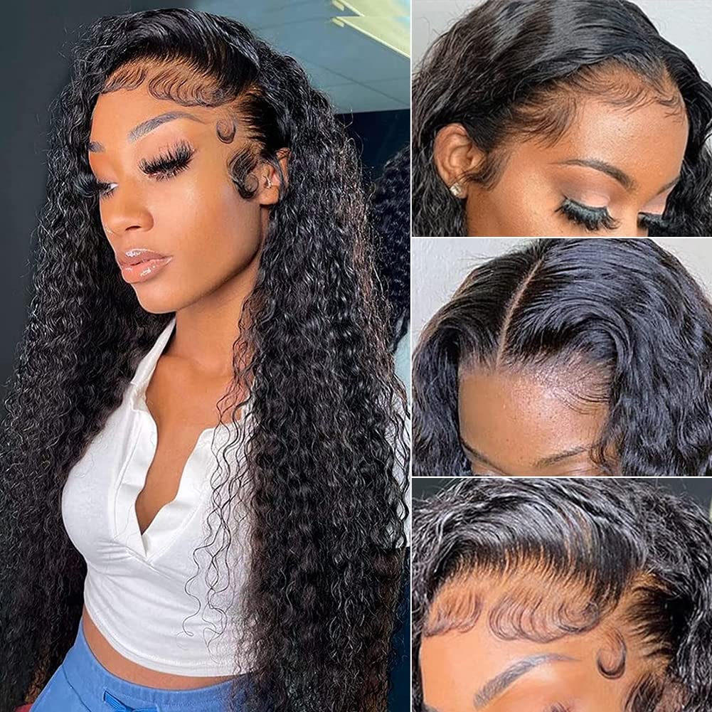 Wingirl 13x4 HD Deep Wave Lace Front Wigs for Natural Look