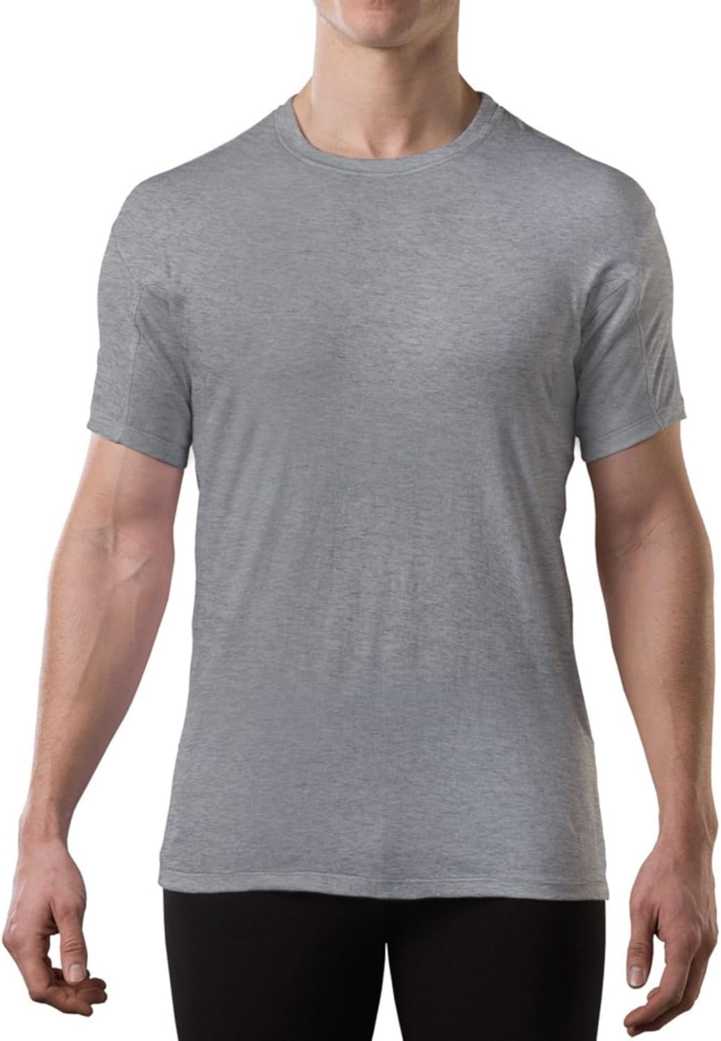 Men's Sweatproof Undershirt with Patented Sweat Pads Technology